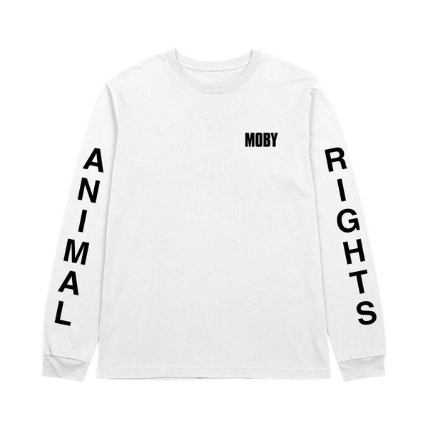 Animal Rights White Long Sleeve T-Shirt