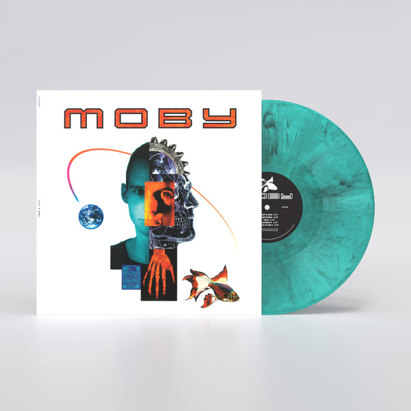 Moby - Black and White Marble on Blue 140g Vinyl