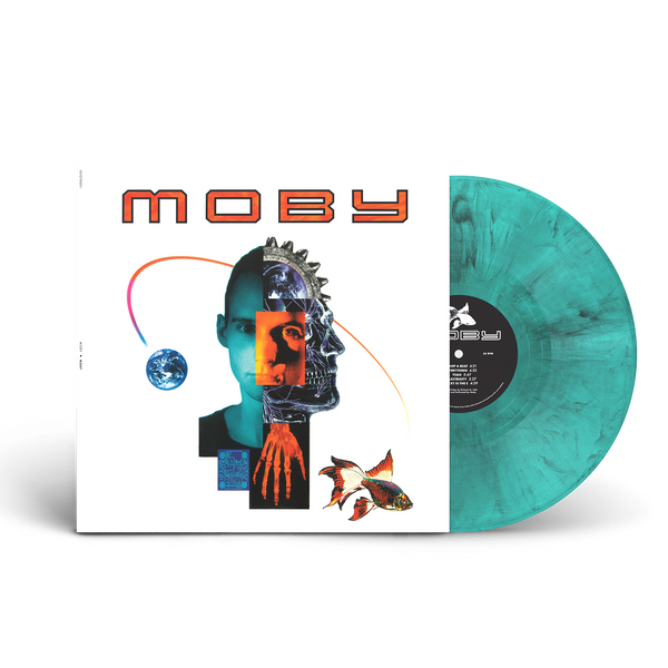 Moby - Black and White Marble on Blue 140g Vinyl