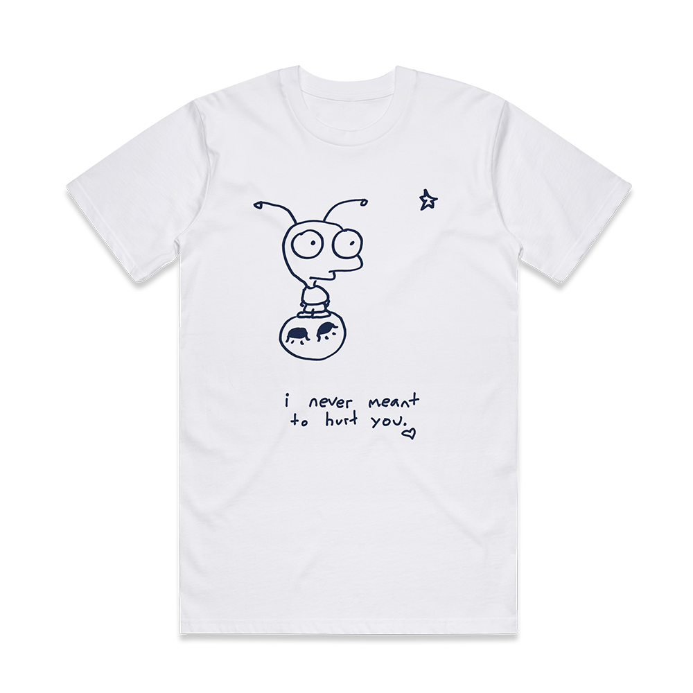I Never Meant To Hurt You Cartoon White T-Shirt